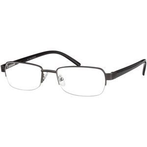 LINDEN READING GLASSES, 1 PAIR GUN METAL +1.00